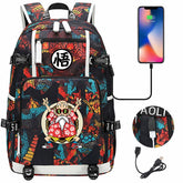 Dragon Ball Z Backpack Goku SchoolBag with USB Charging Port